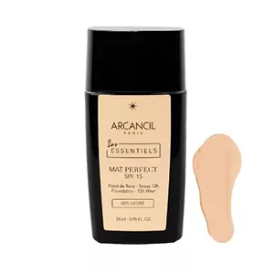 کرم پودر مایع spf15 آرکانسیل مدل MAT PERFECT شماره 005 مناسب انواع پوست حجم 28 میلی‌لیتر