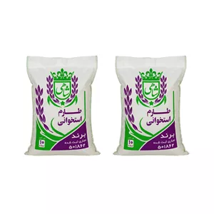 برنج ایرانی طارم استخوانی فریدونکنار شاهی - 5 کیلوگرم بسته 2 عددی