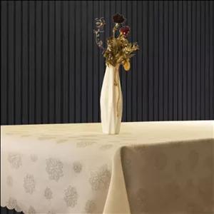 رومیزی رزین تاژ مدل اسنو مربع سایز 150x150 سانتی‌متر