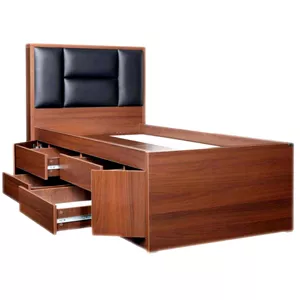 تخت‌خواب ملامینه یک نفره هیراد مدل Z100 سایز 130 * 218 سانتی‌متر