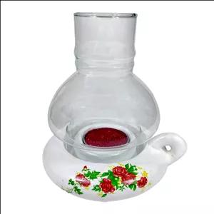 شمعدان مدل گل سرخی کد TN-01 مناسب برای شمع وارمر