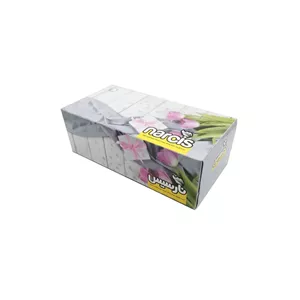 دستمال کاغذی 150 برگ دولایه نارسیس مدل رنگارنگ