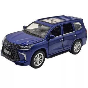 ماکت ماشین ناب سل مدل لکسوس فلزی چراغدار موزیکال عقب کش کد LEXUS LX570 SCALE1:28 