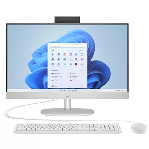 کامپیوتر همه کاره 23.8 اینچ اچ پی مدل HP AIO 24 CR1072nh با پردازنده Core Ultra 7-155U، رم 16 گیگابایت از نوع DDR5 و حافظه داخلی 1 ترابایت SSD، گرافیک Intel Graphics (integrated)، نمایشگر از نوع IPS
