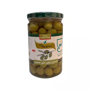 زیتون شور معمولی سبزینه تک - 670 گرم