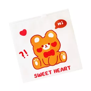 پاکت زیپ دار مدل هپی کیوت تدی بسته 5 عددی