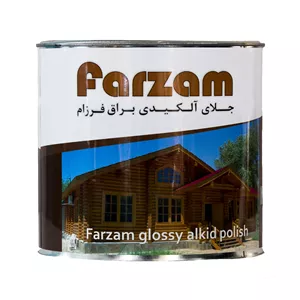 جلاء آلکیدی براق بی رنگ فرزام کد 320 حجم 3.500 لیتر