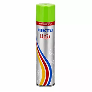 اسپری رنگ سبز فسفری نیکتا مدل Paint Spray حجم300 میلی‌لیتر