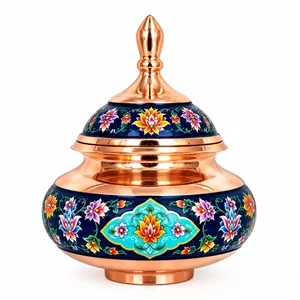 قندان مسی آقاجانی مدل دخل