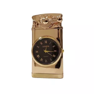 فندک لایتر مدل چراغ و ساعت دار 