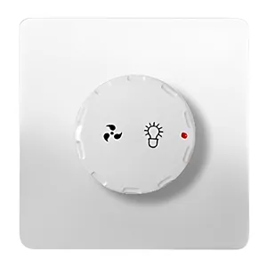 کلید دیمر صنایع آسیا الکتریک مدل Crystal Whi-Gld