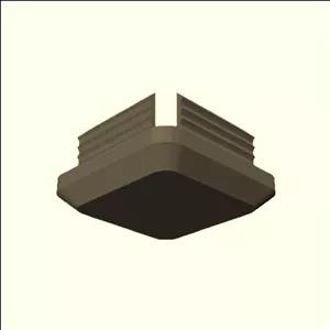 درپوش پروفیل مدل کپ 20mm بسته 5 عددی