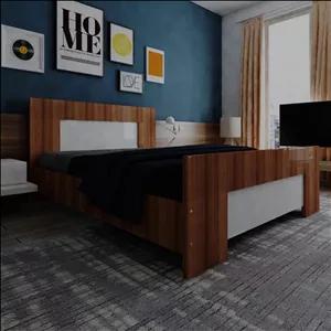 تخت خواب ام دی اف دو نفره سیماژ مدل BS16093 سایز 200*160 سانتی متر