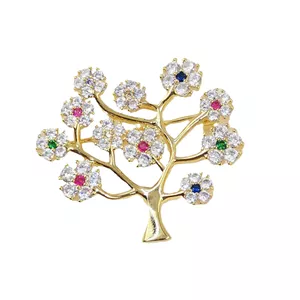 گل سینه زنانه شهر جواهر مدل SJ-BR045