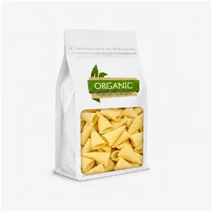 اسنک مخروطی پنیری ارگانیک - 250 گرم