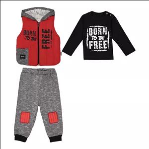 ست 3 تکه لباس نوزادی مهتا مدل 1470