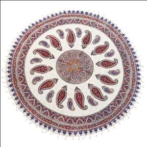 رومیزی قلمکار زابلیان مدل ممتاز طرح بته جق