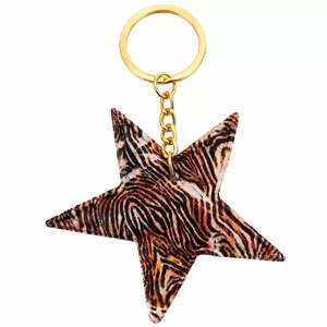 جاکلیدی دستی پارچه ای مدل ستاره شب کد S5