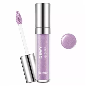 لیپ گلاس براق فلورمار مدل Dewy Glaze شماره 25 رنگ یاسی شاین 