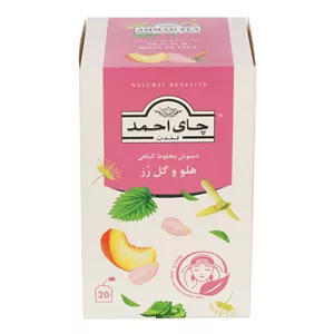 دمنوش هلو و گل‌رز احمد - 30 گرم بسته 20 عددی