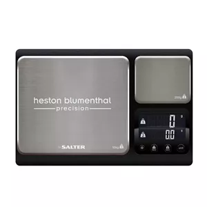 ترازو آشپزخانه دیجیتال سالتر مدل Heston Blumenthal حداکثر ظرفیت قابل اندازه‌گیری 10 کیلوگرم با دقت اندازه‌گیری 1 گرم