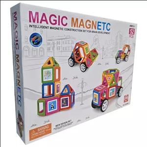 ساختنی 52 تکه مدل مگنتی طرح MAGIC MAGNETC کد FK6609