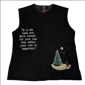 وست یقه گرد زنانه مدل وفاداری