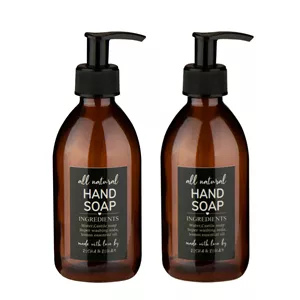 مخزن مایع دستشویی مدل بلک نچرال مجموعه 2 عددی