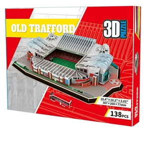 ساختنی 138 تکه مدل 3D استادیوم OLD TRAFEORD