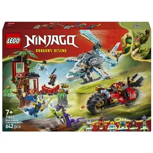 لگو ۶۴۲ تکه سری نینجاگو مدل Ninja Vehicle Tree House Battle کد 71857