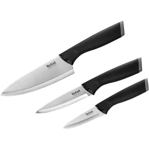 سرویس چاقو 3 پارچه با تیغه استیل و با دسته پلاستیک تفال مدل COMFORT K221S375