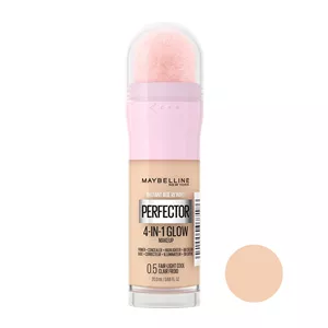 کرم پودر مایع میبلین مدل Perfector شماره 0.5 مناسب برای انواع پوست حجم 20 میلی لیتر