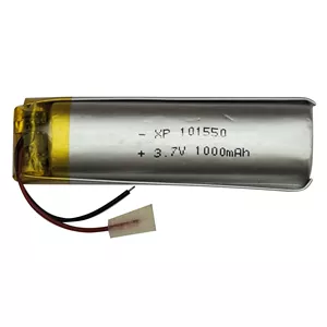 باتری لیتیومی قابل شارژ مدل XP-101550 ظرفیت 1000 میلی‌ آمپر ساعت