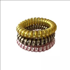 کش مو زنانه آی ام مدل سیم تلفنی مجموعه 3 عددی