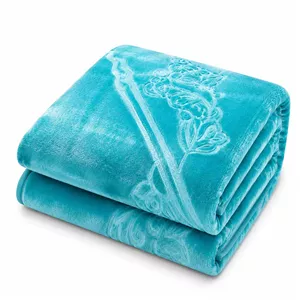 پتو 2 نفره نساجی لاله مهرگان مدل الوان طرح گل سایز 230x210 سانتی‌متر