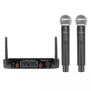 ست میکروفن بی سیم دو کانال دایناپرو مدل U3 با درگاه اتصال XLR