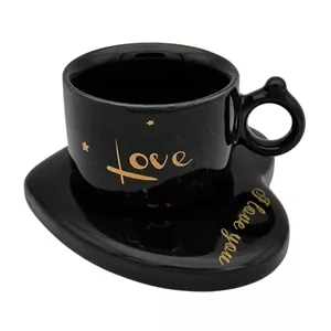فنجان و نعلبکی مدل قلبی کد 14124xtLove