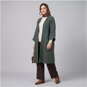 مانتو زنانه مدل شانل ترک پاییزی ۹۸۸۷