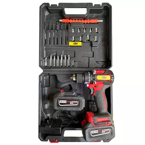 مجموعه 40 عددی دریل پیچ گوشتی شارژی چکشی 10 میلیمتری 218 ولت جاب مدل JB-218 Industrial 
