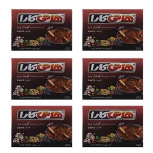 پودر فشرده حاوی عصاره گوشت بره هاتی کارا - 80 گرم بسته 6 عددی