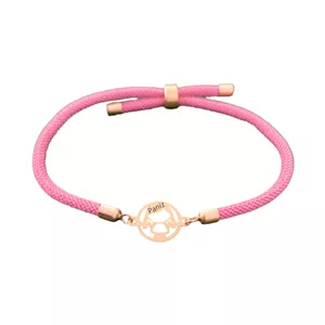 دستبند طلا 18 عیار دخترانه لیردا مدل اسم پانیذ