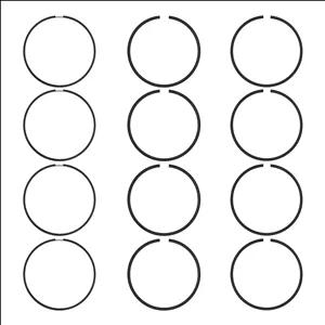 رینگ پیستون رینگ خودرو پارس مدل RKP-OHV-STD مناسب برای پیکان و روا بسته 12 عددی