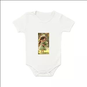 بادی آستین کوتاه نوزادی مدل دسته گل 2