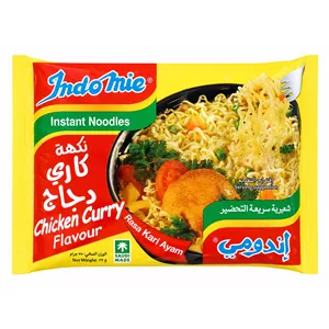 نودل مرغ با طعم ادویه کاری ایندومی - 75 گرم