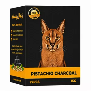 زغال فشرده کاراکال مدل پسته ای وزن 1 کیلوگرم