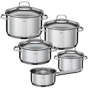 سرویس قابلمه استیل 9 پارچه روسل مدل ELEGANCE