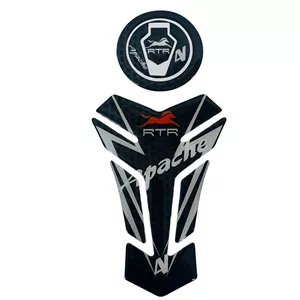 برچسب بدنه و باک موتور سیکلت وارون مدل W-53-BLK مناسب برای آپاچی 200 بسته 4 عددی