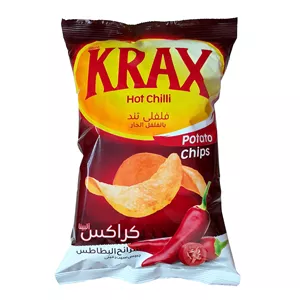 چیپس فلفلی تند کراکس - 60 گرم بسته 24 عددی