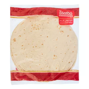 نان لواش گندم نان آوران - 300 گرم بسته 9 عددی 