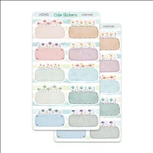 برچسب لاژید مدل نام طرح گل کد FL210 بسته 2 عددی